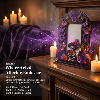 🔥Day of the Dead Commemorative Photo Frame