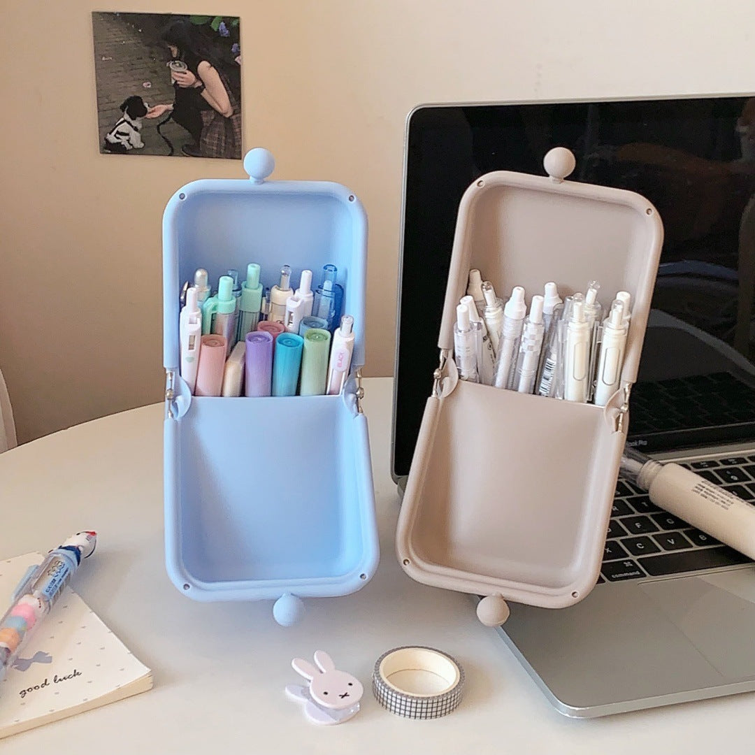 🌟Silicone Makeup Brush Holder | Portable Travel Makeup Brush Case