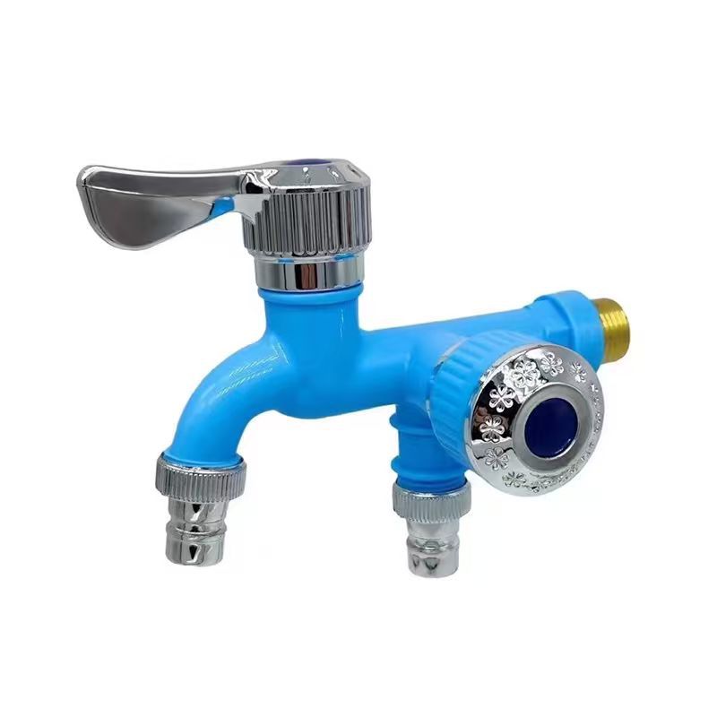 💧 Dual-Outlet Faucet – Two Independent Water Connections for Laundry, Garden & Everyday Cleaning