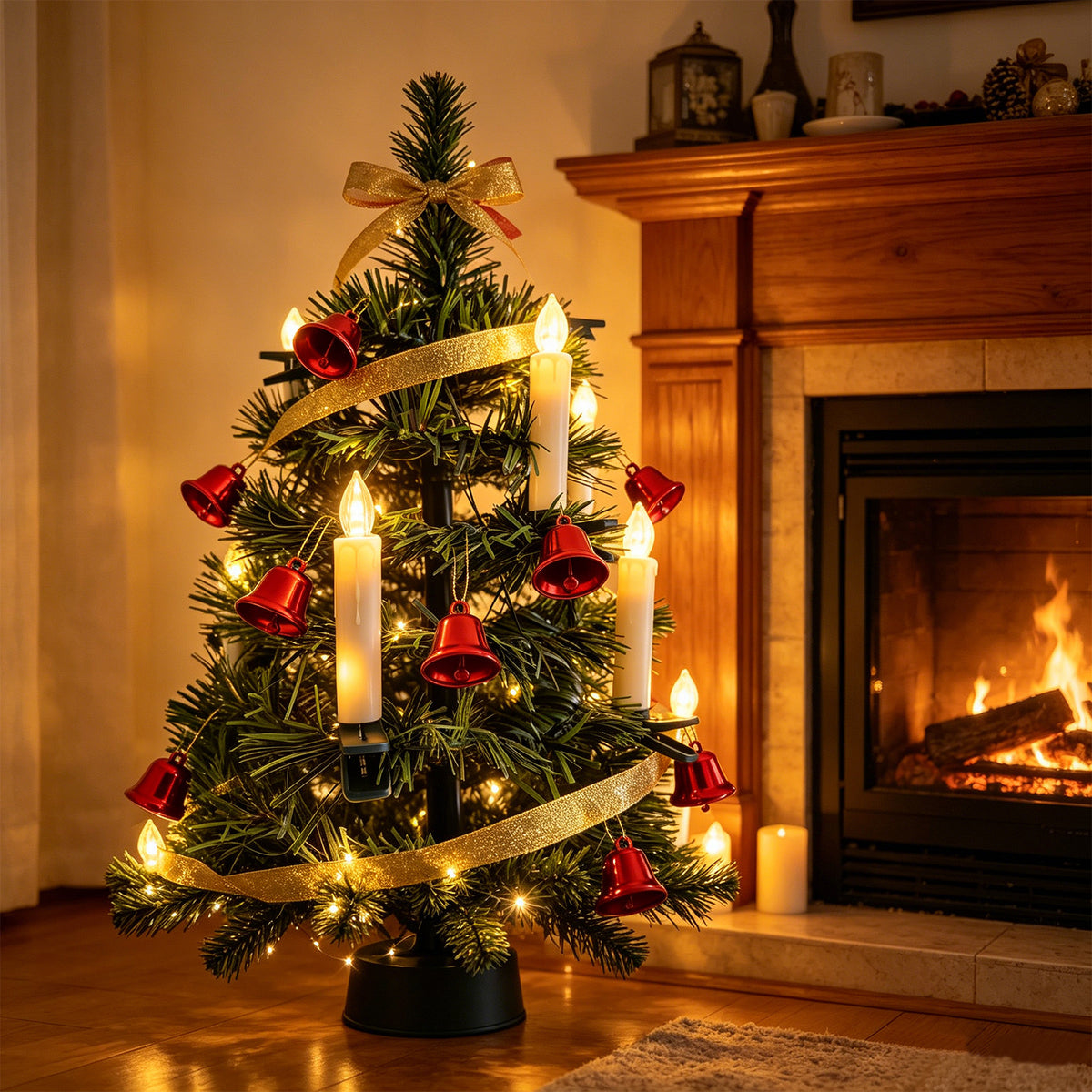 🔥Last Day 50% OFF-🕯️🎄 Flameless Christmas Candle Clip Lights
