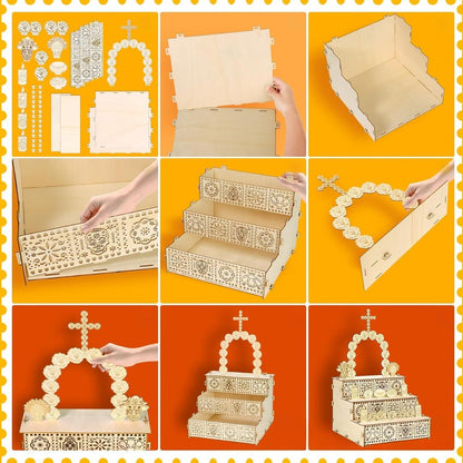 🏵️Day of the Dead Wooden Altar Display Set