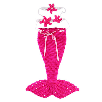 🧜Hand-crocheted baby mermaid sleeping bag