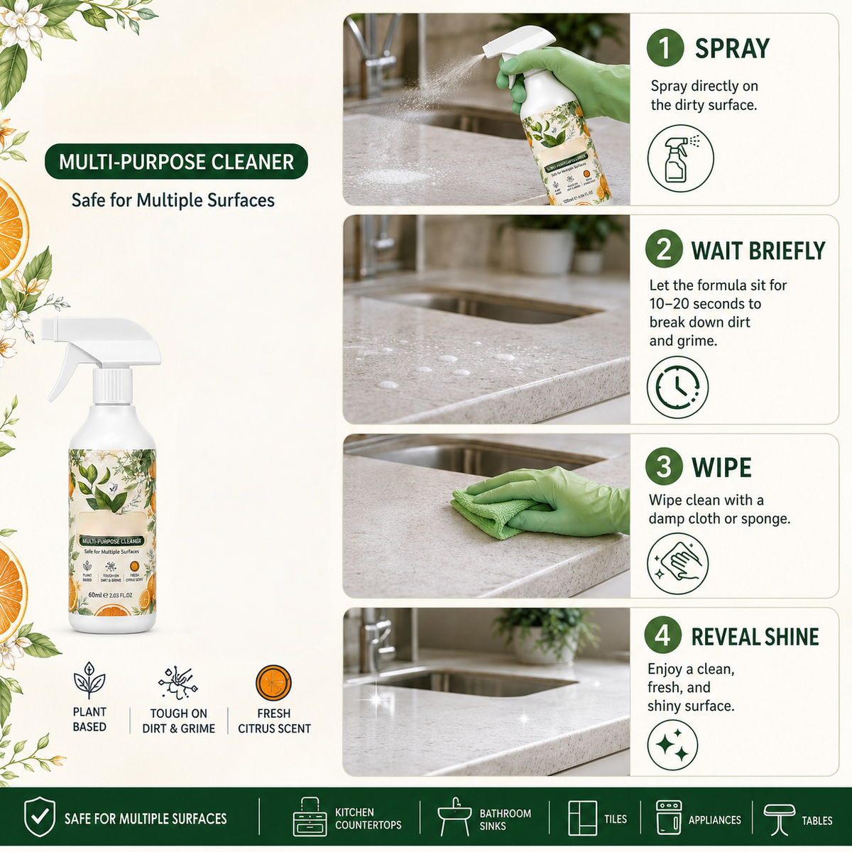 ✨Powerful All-Purpose Cleaner Spray
