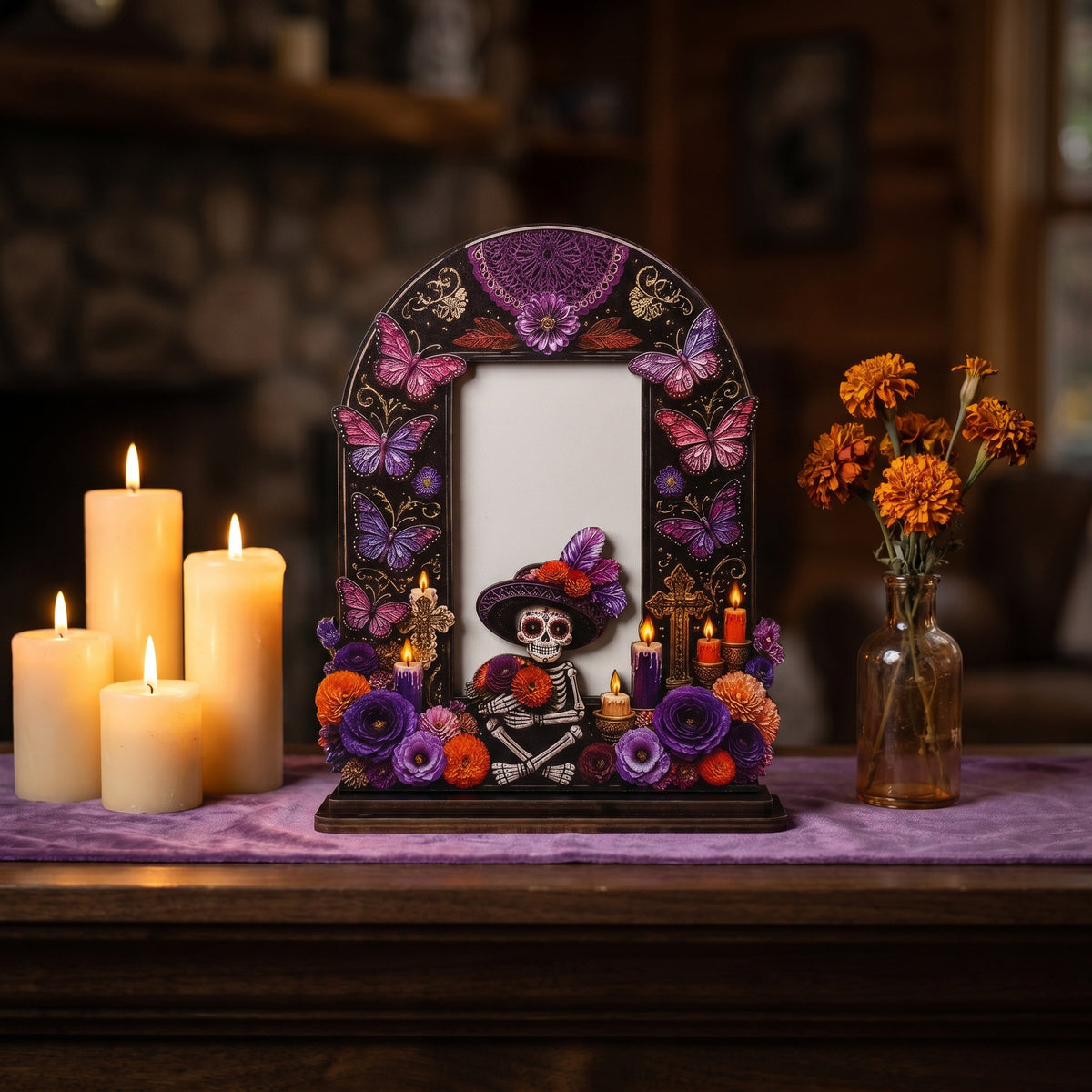 🔥Day of the Dead Commemorative Photo Frame