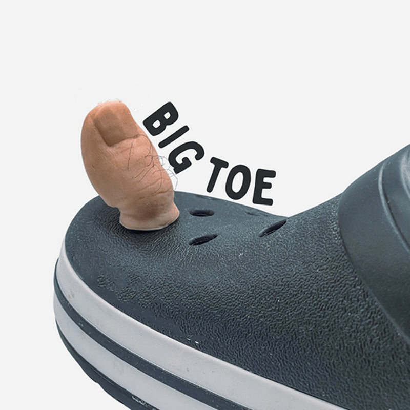 🦵 Realistic Toe-Shaped Clog Charms(10 Pieces) | Viral, Hilarious Prank Shoe Accessories