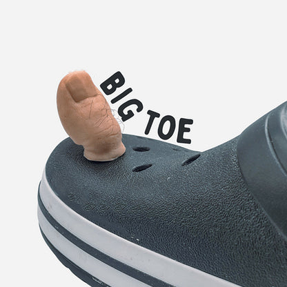 🦵 Realistic Toe-Shaped Clog Charms(10 Pieces) | Viral, Hilarious Prank Shoe Accessories