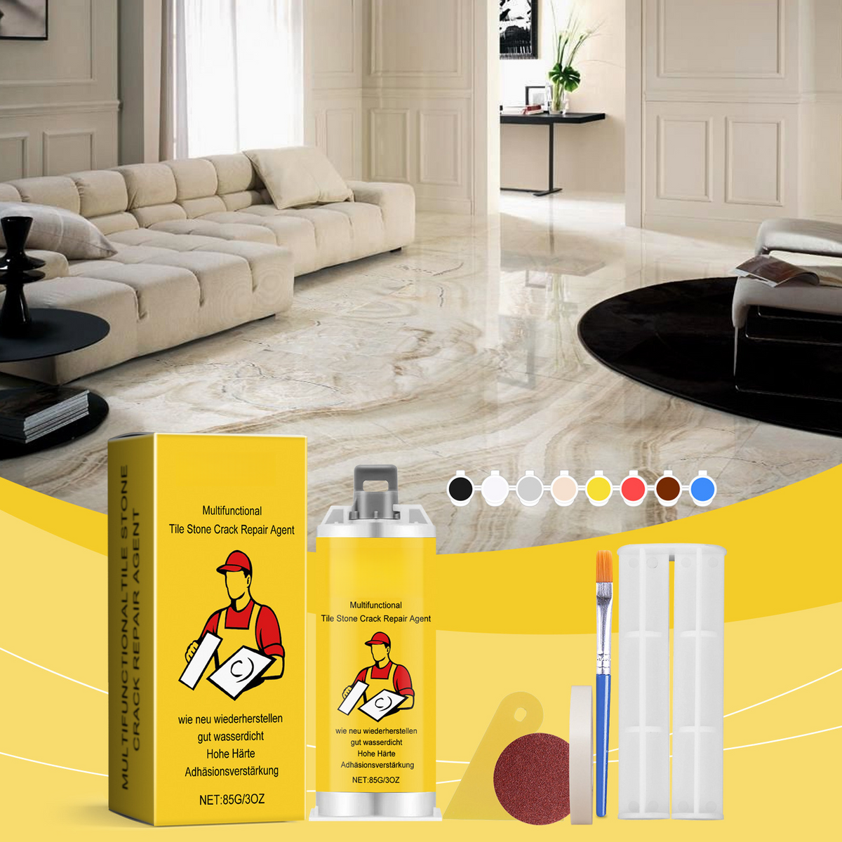Multifunctional Tile Stone Crack Repair Agent