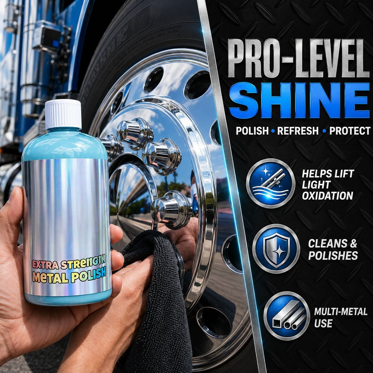 🌟Extra Strength Metal Polish | Heavy-Duty Multi-Metal Restorer