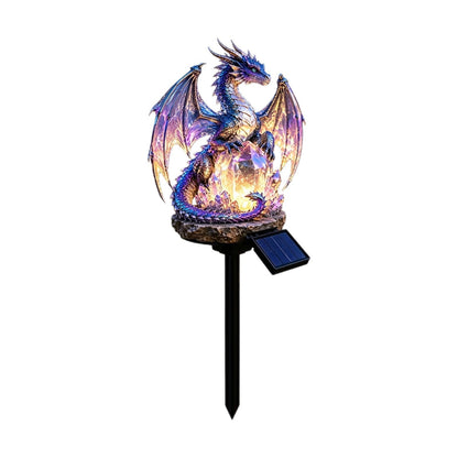 🐉Solar Dragon Crystal Garden Light – Glowing Fantasy Outdoor Yard Decor with Solar Panel