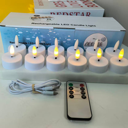 🔥 Rechargeable LED Tea Lights with Remote Control — The Last Tea Lights You’ll Ever Need