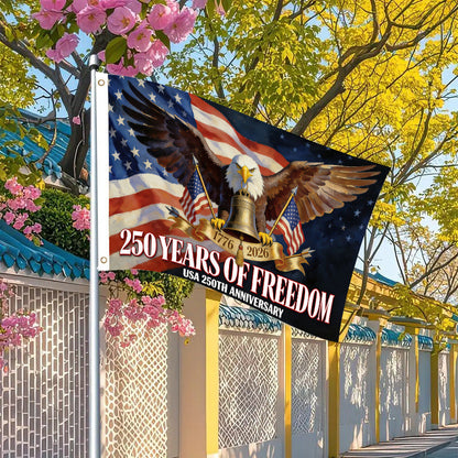 The Eagle Rises: America 250th Anniversary Flag