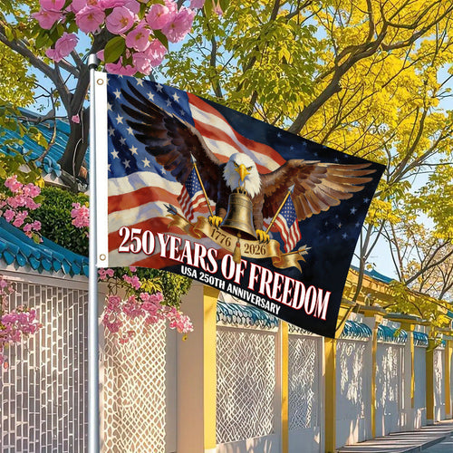 The Eagle Rises: America 250th Anniversary Flag