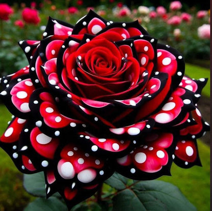 🌹 Rare Patterned Rainbow Rose Seeds