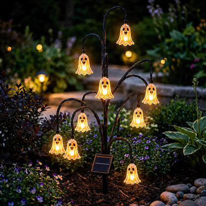 🎃Halloween Solar Tree Stump Light