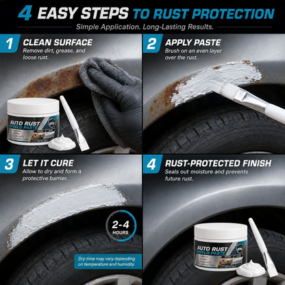 🚗🛡️Car Metal Rust Repair Paste（2PCS）‑ Auto Rust Shield Anti‑Corrosion Restoration Cream, Long‑Lasting Protective Barrier for Car Metal Surfaces