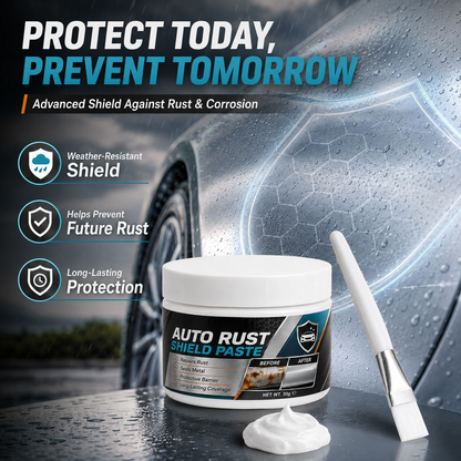 🚗🛡️Car Metal Rust Repair Paste（2PCS）‑ Auto Rust Shield Anti‑Corrosion Restoration Cream, Long‑Lasting Protective Barrier for Car Metal Surfaces