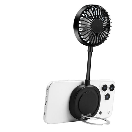 🌬️Magnetic Phone Back Mini Fan | Rechargeable Flexible Gooseneck Portable Fan