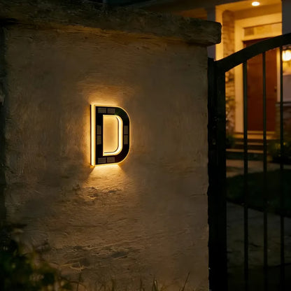 ☀️ Solar LED Illuminated House Numbers