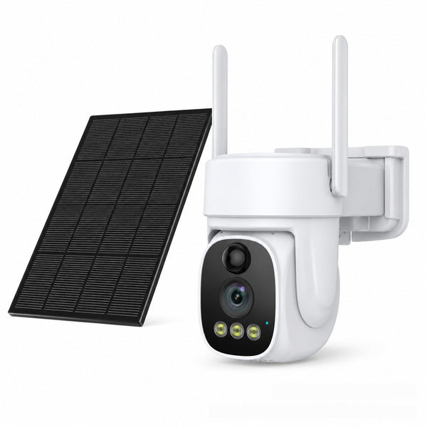 ☀️Solar‑Powered Outdoor Security WiFi Camera