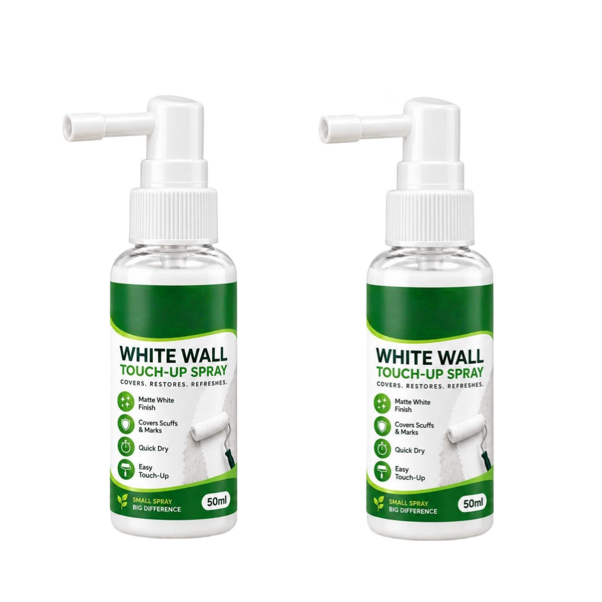 ✨White Wall Repair Spray – Suitable for household wall stains, scratches, and small nail holes.