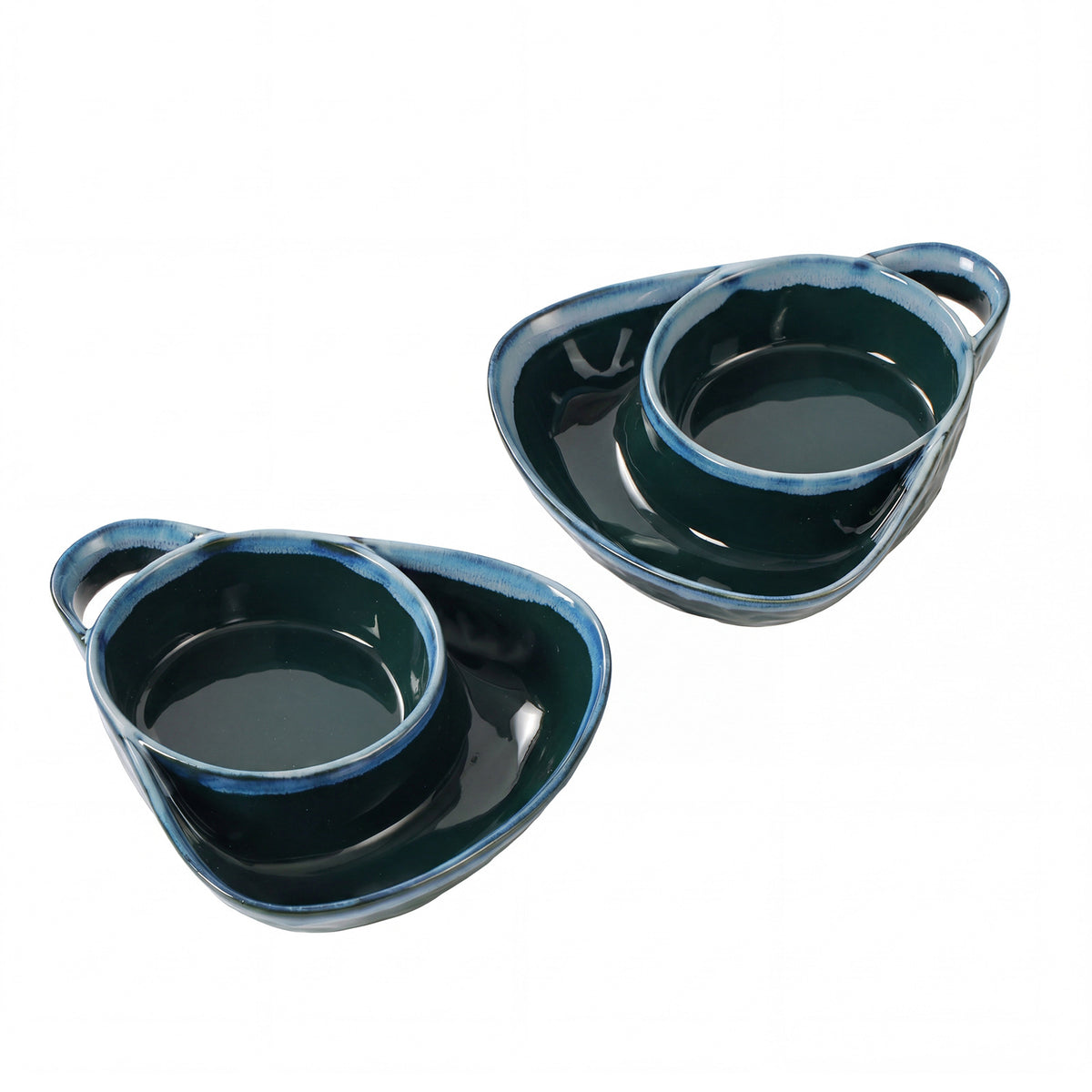 🍚Divided Ceramic Soup & Side Bowl-2‑in‑1 Ergonomic Ceramic Bowl For Soup, Snacks & Casual Meals