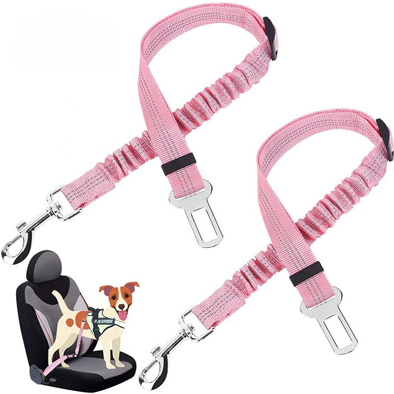 Adjustable Elastic Dog Car Seat Belt
