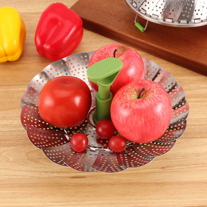 One Steamer Basket. Multiple Pot Sizes