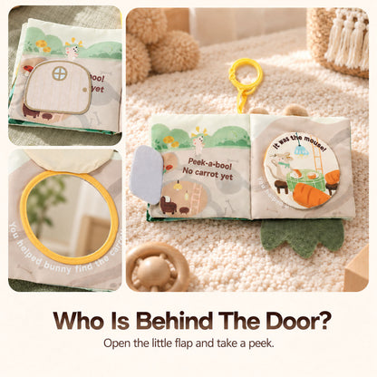 🌿Sensory Peekaboo Fabric Book for Infants