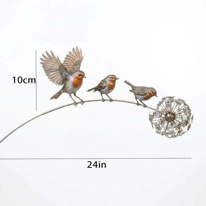 🕊️ Metal Animal Garden Stake – 5 Handcrafted Styles