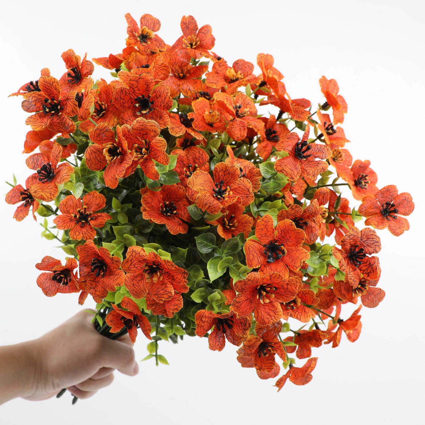 🏵️10 Pcs Artificial Flowers for Outdoor Decoration|UV-resistant autumn floral sprays