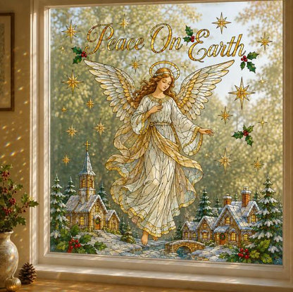 🎄🪟Christmas Classics Scenic Window Sticker – Turn Every Window Into a Christmas View