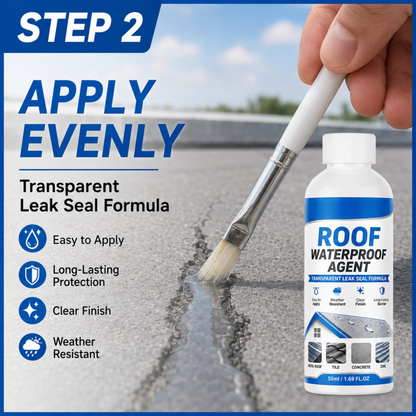 Roof Waterproof Agent|Stop roof leaks fast with our transparent leak‑seal formula🏠