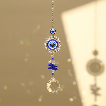 😈👁️Bohemian Style Crystal Light Catcher Decor