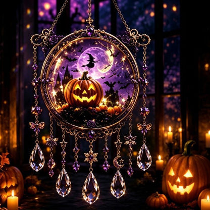 🎁Halloween Special Offer 50% OFF –🏰🎃Halloween Light-Catching Hanging Ornament