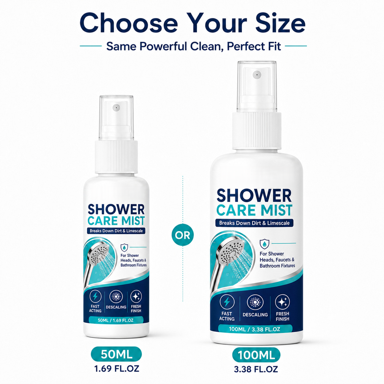 🧼 Shower Care Mist Bathroom Cleaning Spray