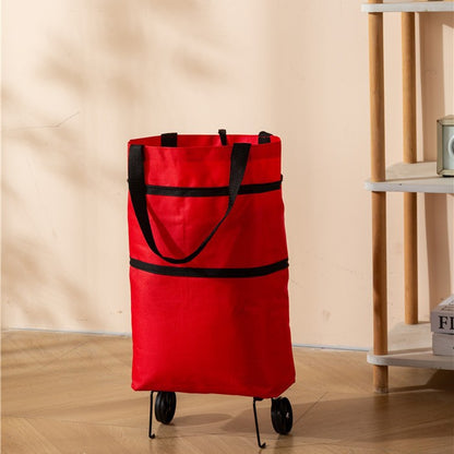 2-in-1 Foldable Shopping Cart