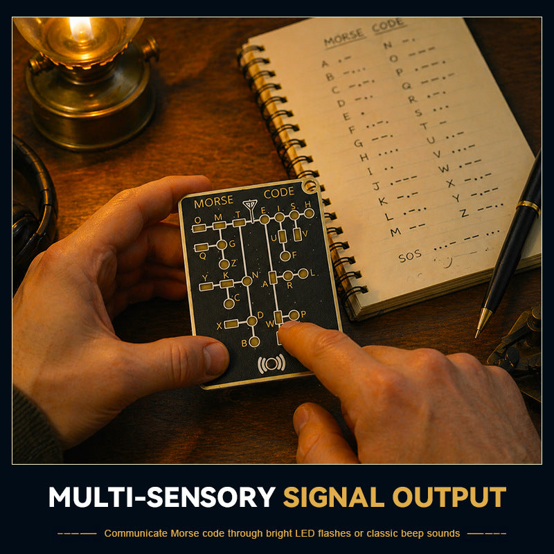 Morse Code Trainer Card