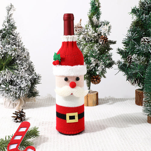 🎅 Christmas Knitted Bottle Covers 🦌