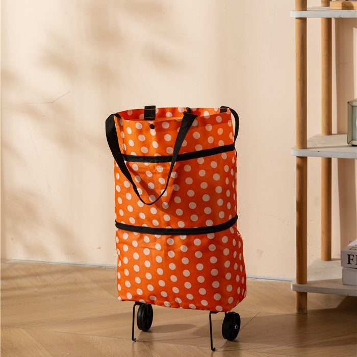 2-in-1 Foldable Shopping Cart