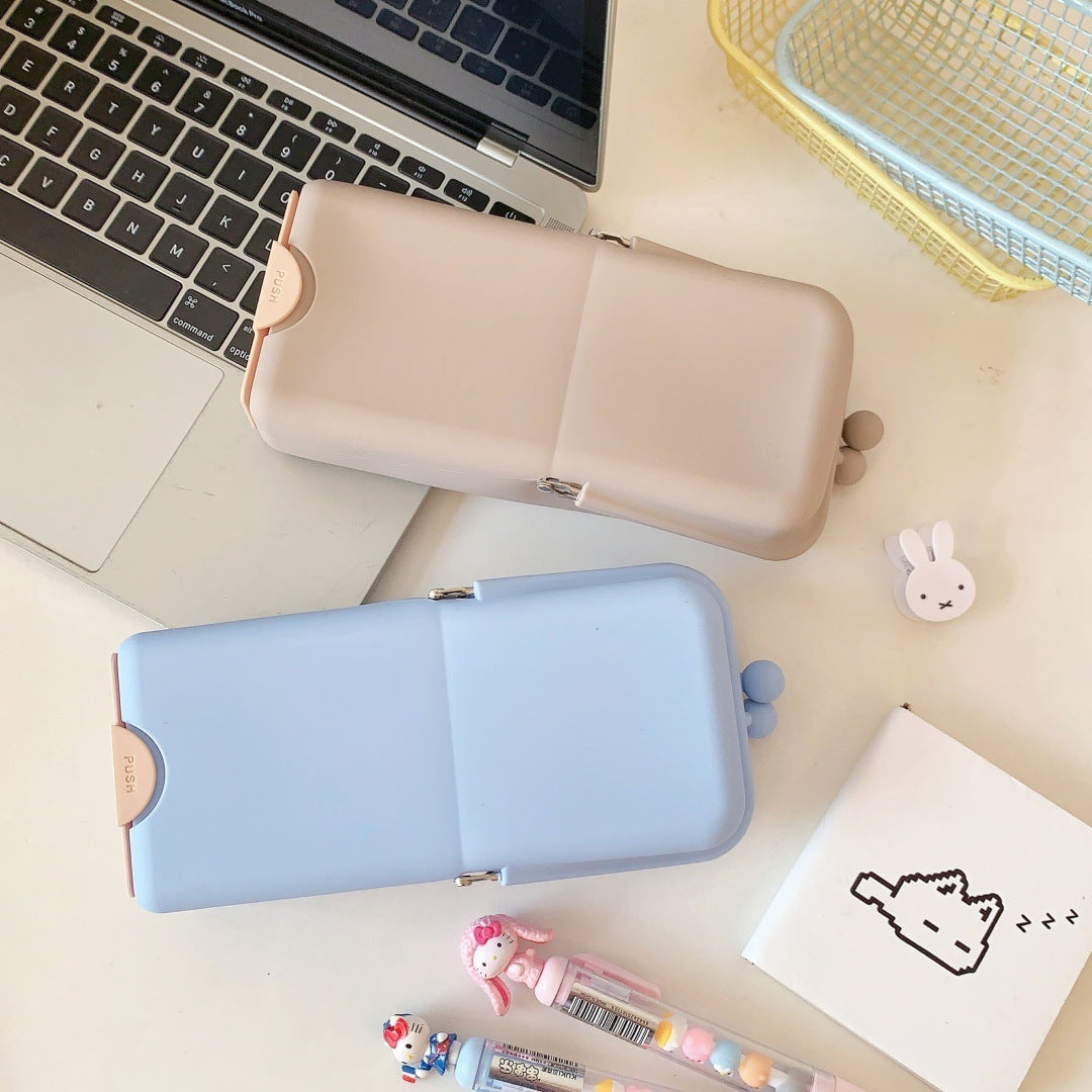 🌟Silicone Makeup Brush Holder | Portable Travel Makeup Brush Case