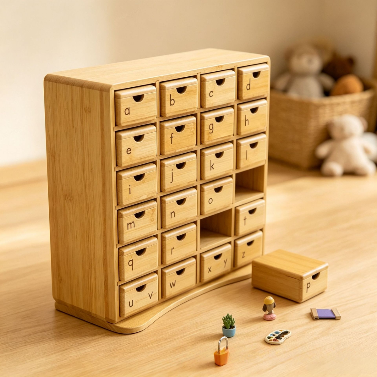 Montessori Phonetic Alphabet Cabinet