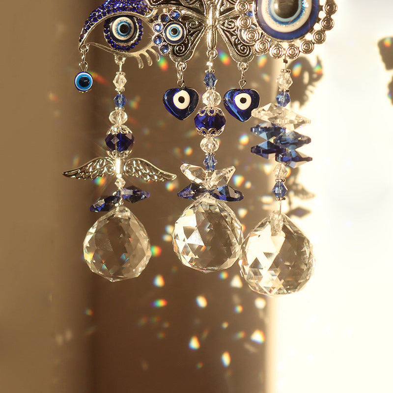 😈👁️Bohemian Style Crystal Light Catcher Decor