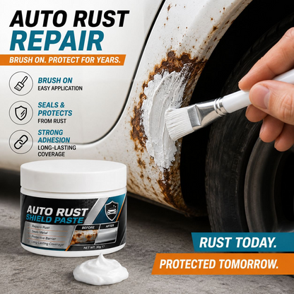 🚗🛡️Car Metal Rust Repair Paste（2PCS）‑ Auto Rust Shield Anti‑Corrosion Restoration Cream, Long‑Lasting Protective Barrier for Car Metal Surfaces