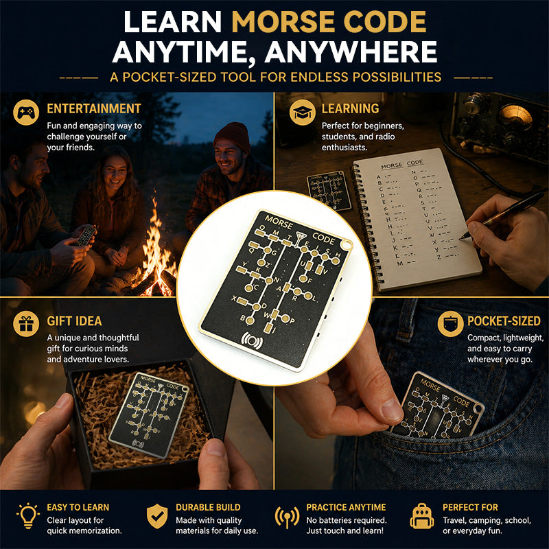 Morse Code Trainer Card