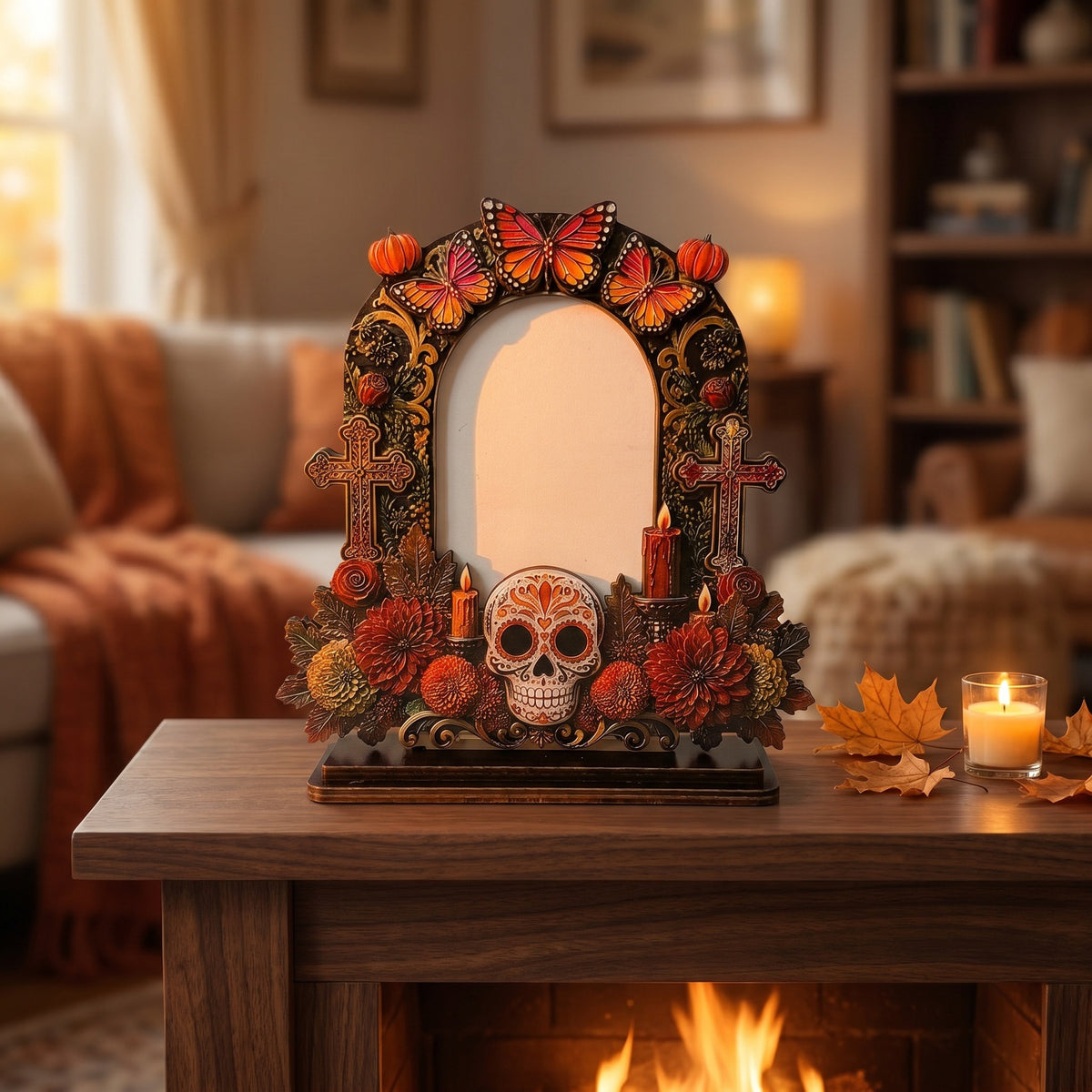 🔥Day of the Dead Commemorative Photo Frame