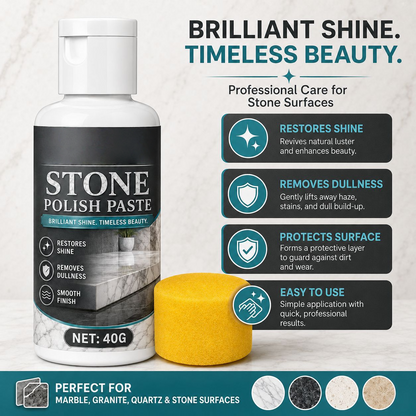 🌟2PCS-Stone Polish Paste | Restore glossy shine for your stone surfaces ✨