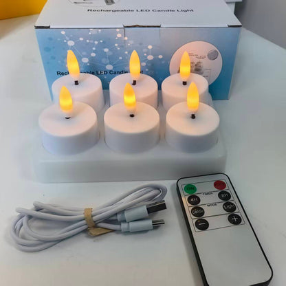 🔥 Rechargeable LED Tea Lights with Remote Control — The Last Tea Lights You’ll Ever Need