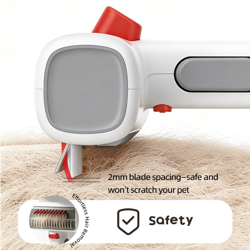 🐶 Pet Deshedding Comb 2 in 1 Grooming Tool