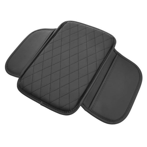 🚘 Car Center Console Armrest Riser – Padded Cushion with Side Storage & Non-Slip Base