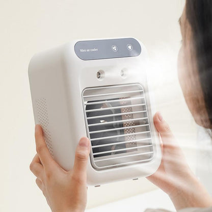 💨Portable USB Desktop Humidifying Cooling Fan